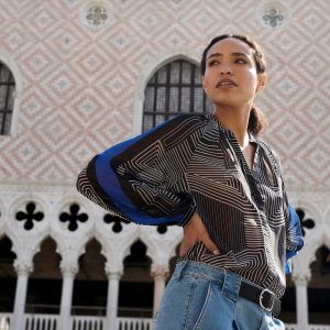 Raglan Sleeve Georgette Blouse