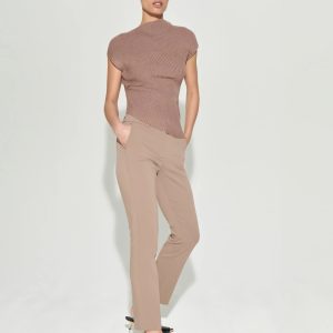 High-Rise Elle Slim Ankle Pant