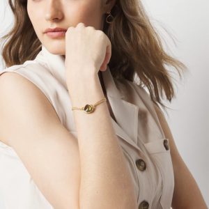 Olive + Gold Bracelet