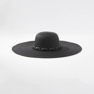 Braided Raffia Floppy Hat