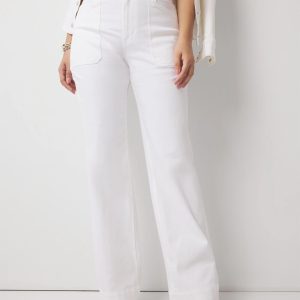 Curvy High-Rise Novelty Chain Trouser Jean