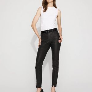 High-Rise Skinny Coated Jean