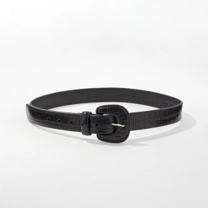 Faux Croc Belt