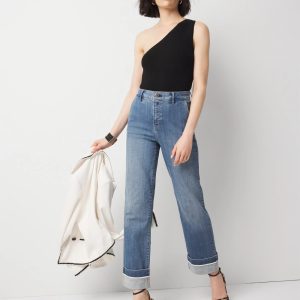 Extra High-Rise Cuffed Relaxed Straight Jean