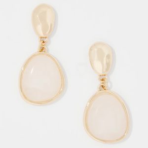 Quartz Drop Earrings
