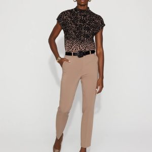 Petite High-Rise Elle Slim Ankle Pant