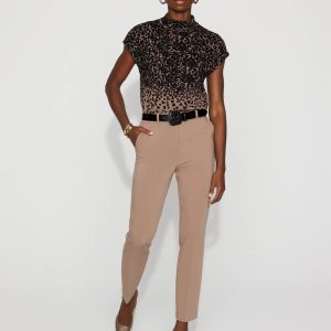 Petite High-Rise Elle Slim Ankle Pant