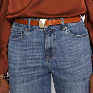 Gold Buckle Pant Belt