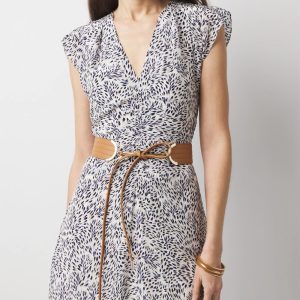 Gold Detail Obi Belt