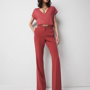 High-Rise Flare Trouser