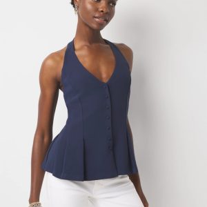 Halter Neck Bustier Top