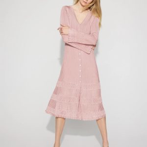 Petite Button-Down Sweater Dress