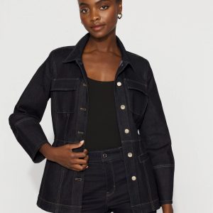 Balloon Sleeve Denim Jacket