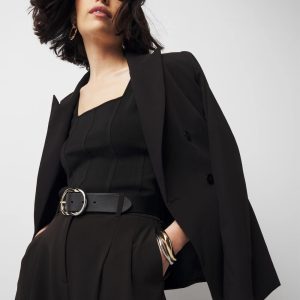 Mixed Metal Buckle Belt