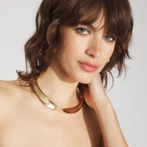 Gold Twisted Collar