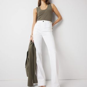 High-Rise Novelty Chain Trouser Jean