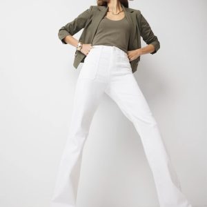 Petite High-Rise Novelty Chain Trouser Jean