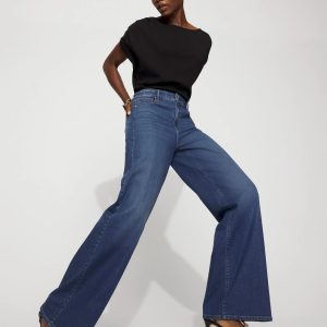 Petite Extra High-Rise Palazzo Jean