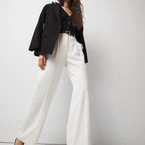 Pleated Wide Leg Pants