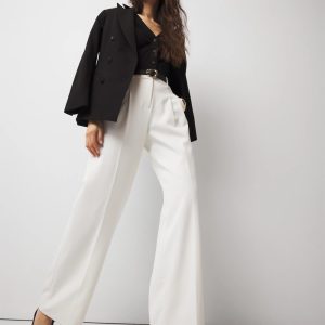 Pleated Wide Leg Pants