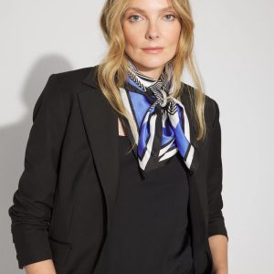 Geometric Print Square Scarf