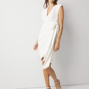 Faux Wrap Mini Dress