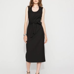 U-Neck Sheath Dress