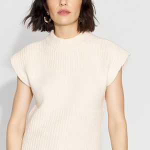 Mock Neck Sweater Vest