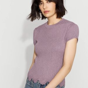 Scalloped Shimmer Sweater