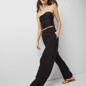 Smocked Waist Coverup Pant