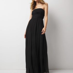 Strapless Chiffon Maxi Dress