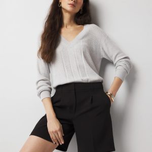 Pleated Tailored Shorts