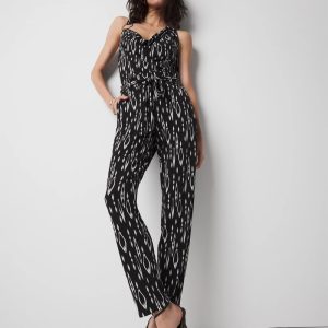 Jersey-Knit High-Rise Tapered Ankle Pants