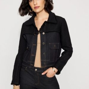 Tweed + Denim Jacket