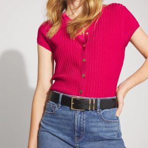 Gold Twist Denim Belt