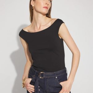 WHBM FORME™ All Ways Stretch At-The-Shoulder Top
