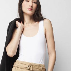 WHBMFORME™ All Ways Stretch Scoop Neck Bodysuit