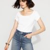 WHBM FORME™ All Ways Stretch Wide Scoop Neck Tee